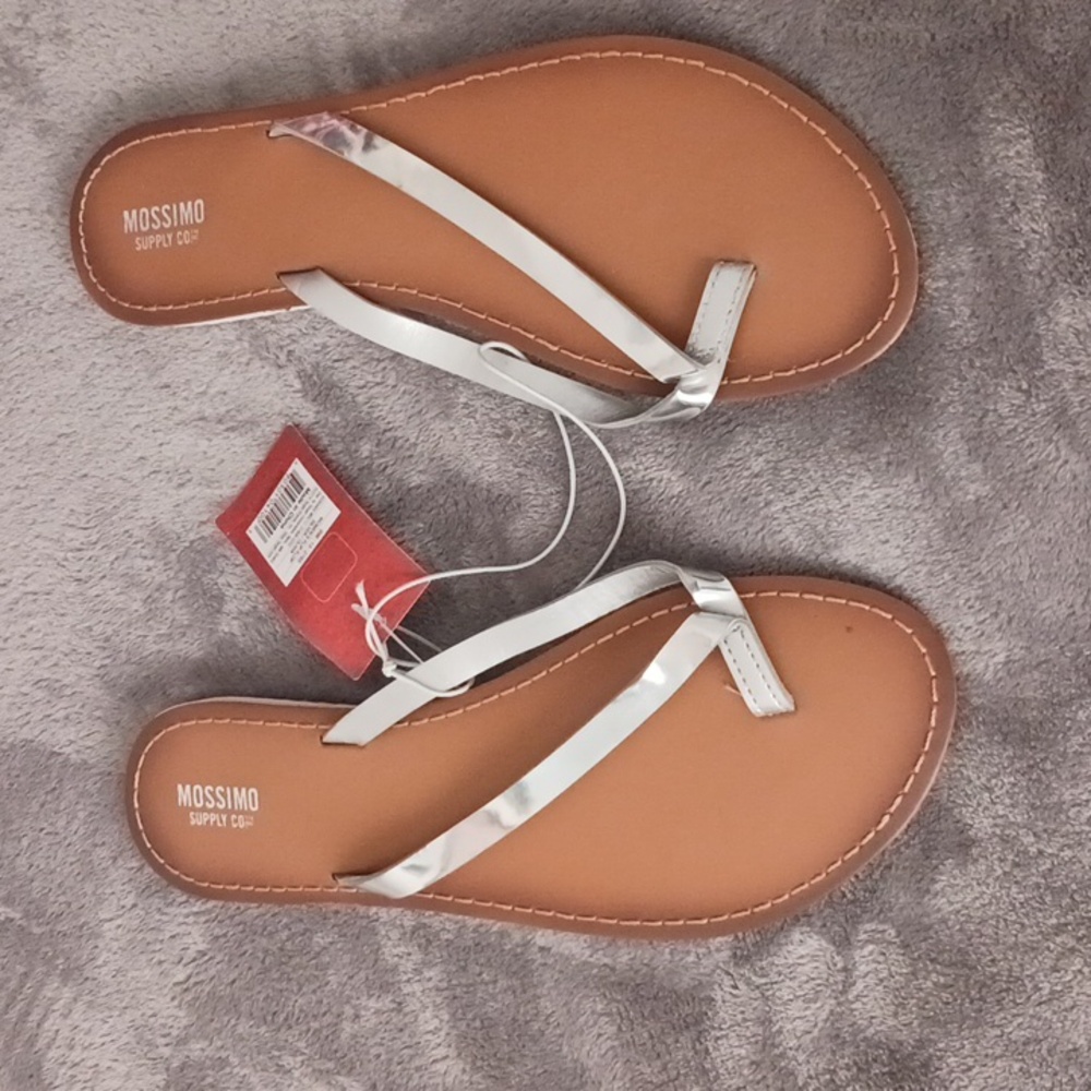 Mossimo Silver Flup FLOP Sandal